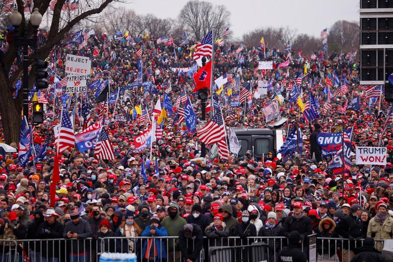 Trump supporters rally in Wash DC against Electoral College Congress ...