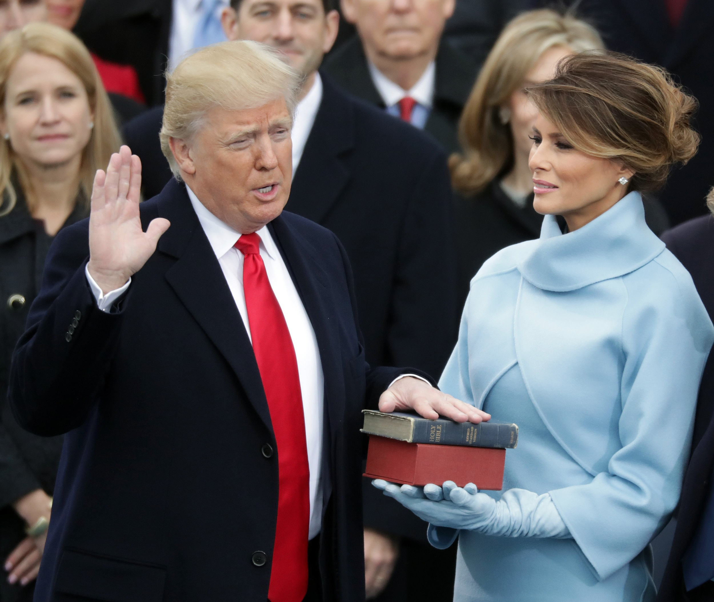 The Oath Of Office Taken By The President Of United States Of America   Image 2 